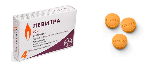 Оригинал таблеток Левитра