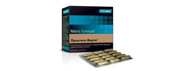 Таблетки Mans Formula Потенциал форте