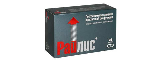 Упаковка препарата Райлис