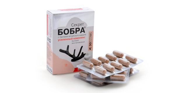 Упаковка препарата Секрет Бобра