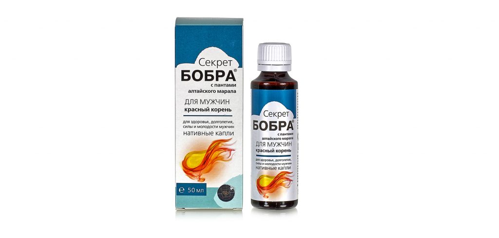 Упаковка препарата Секрет Бобра 50 мл